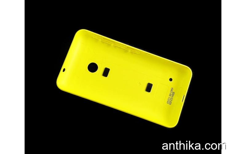 Nokia Lumia 530 Kapak N530 Original Battery Cover Yellow New