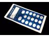 Sony Ericsson 318 GA318 Tuş Çerçeve Original Keypad Frame Blue New